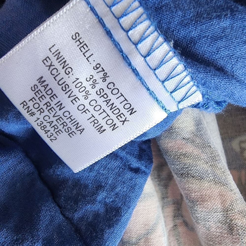 Modcloth Blue and Orange Garment - Picture 9 of 10